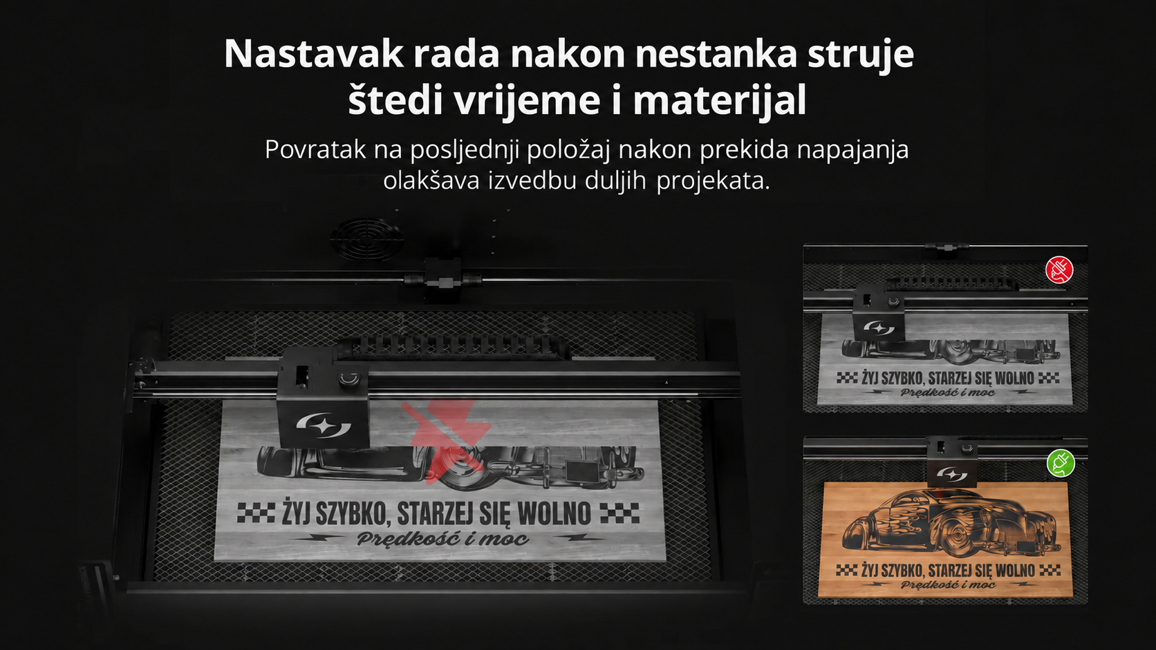 Nastavak nakon nestanka struje